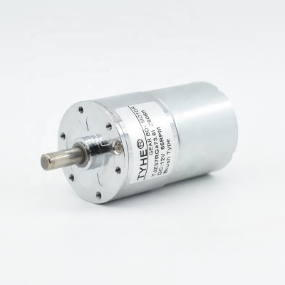 Manufacturer Powerful D37mm 12v 3000rpm permanent magnet Zheng gearbox dc gear motor for parking lock